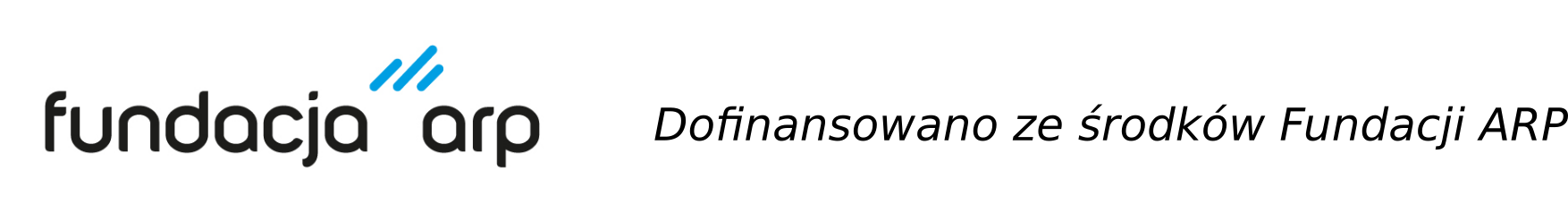 ARP logo z tekstem